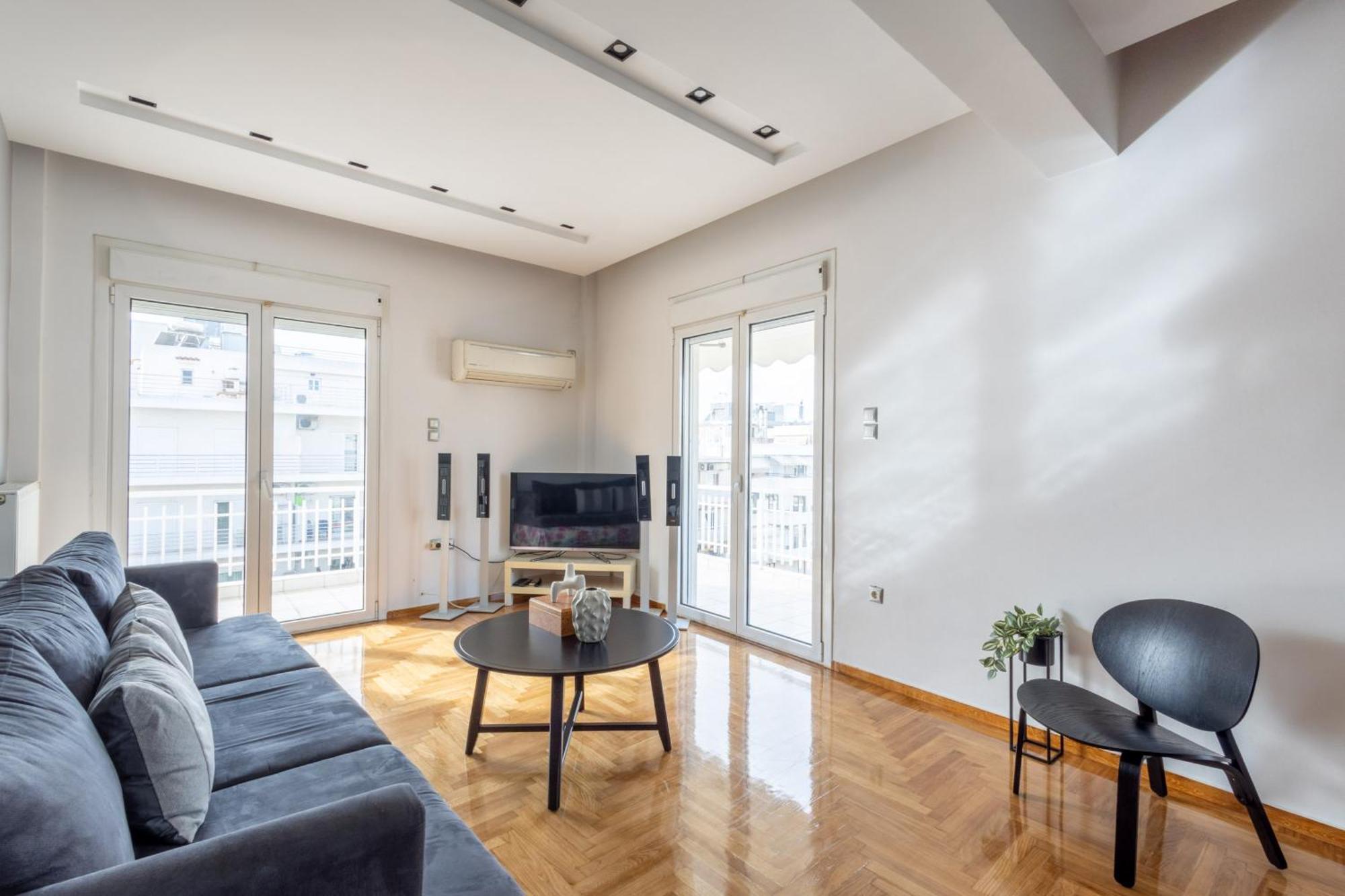A Luxury & Comfortable Apt In Афіни Екстер'єр фото