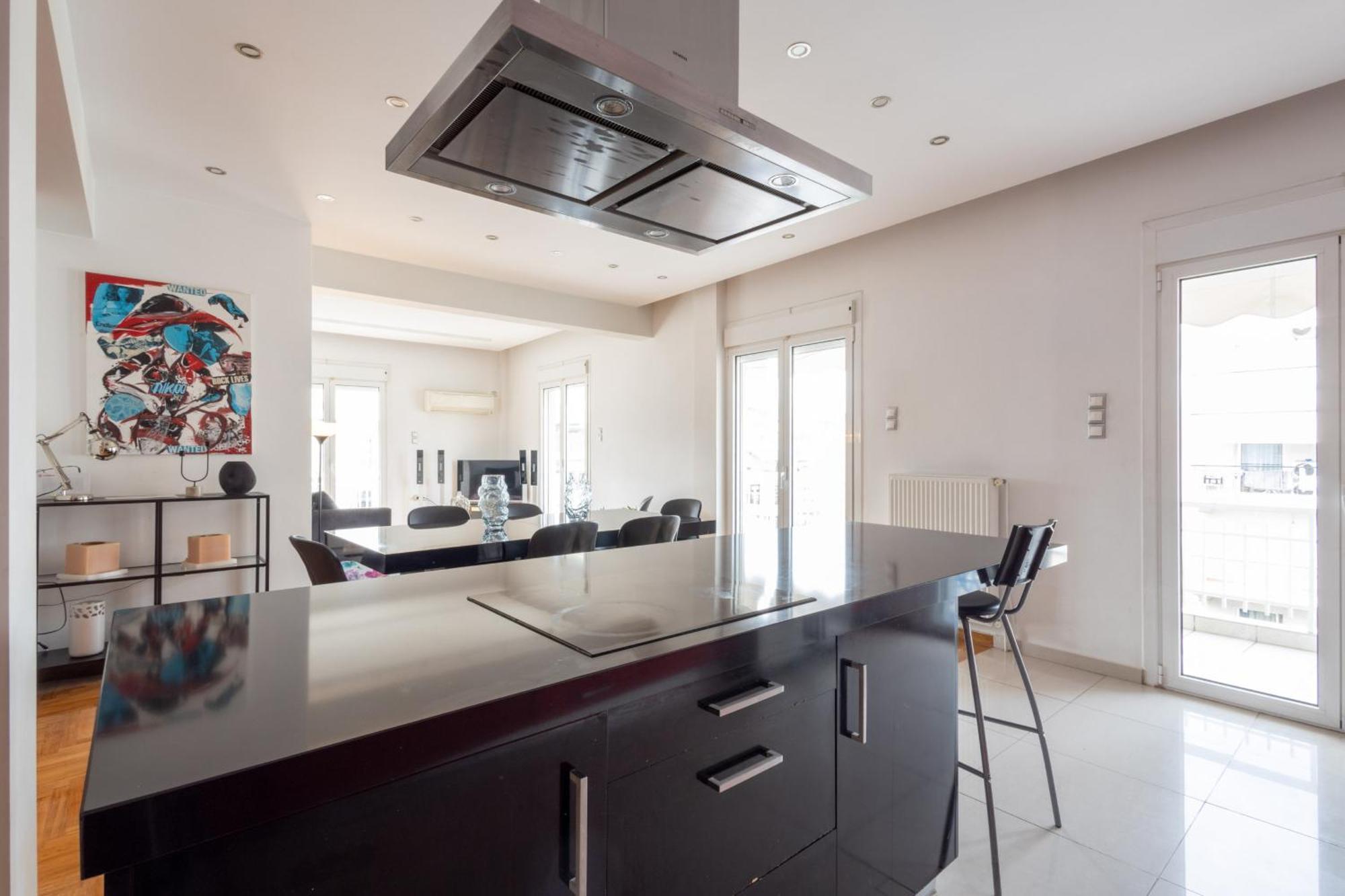 A Luxury & Comfortable Apt In Афіни Екстер'єр фото